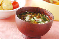 シイタケのみそ汁