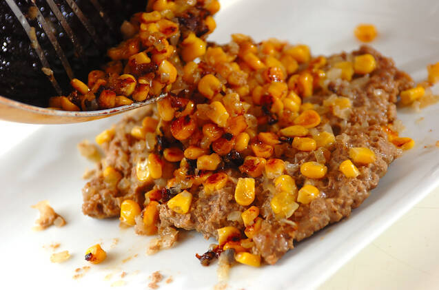 コーンハンバーグ風の作り方の手順3