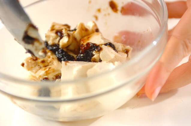 豆腐ののり和えの作り方の手順2