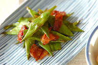 シャキシャキおいしい モロッコインゲンの炒め物