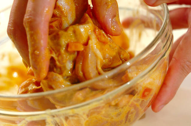 塩トマトで簡単タンドリーチキンの作り方の手順1