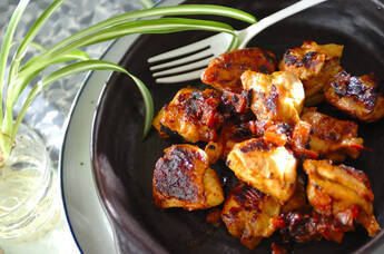 塩トマトで簡単タンドリーチキン