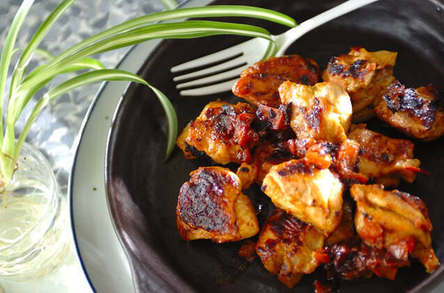 塩トマトで簡単タンドリーチキン