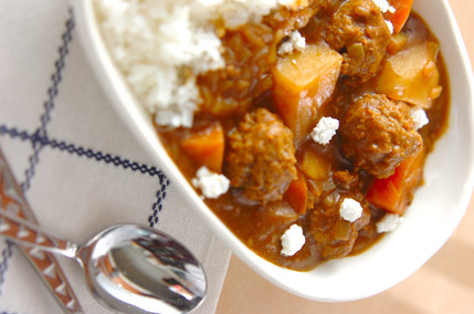 ミートボールカレー