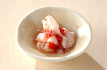 カブと梅のサッと漬け