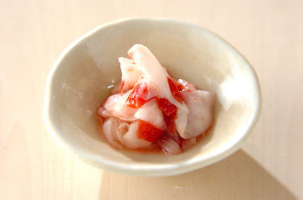 カブと梅のサッと漬け