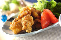 鶏もものカレー揚げ