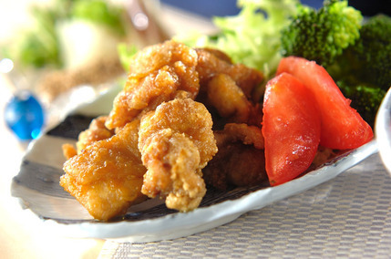 鶏もものカレー揚げ