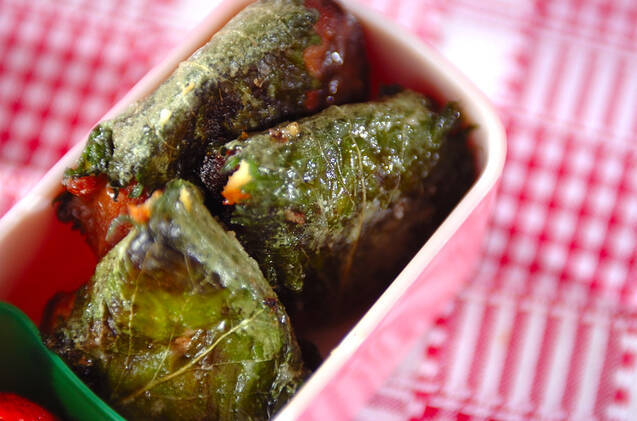 マグロ缶の大葉サンド