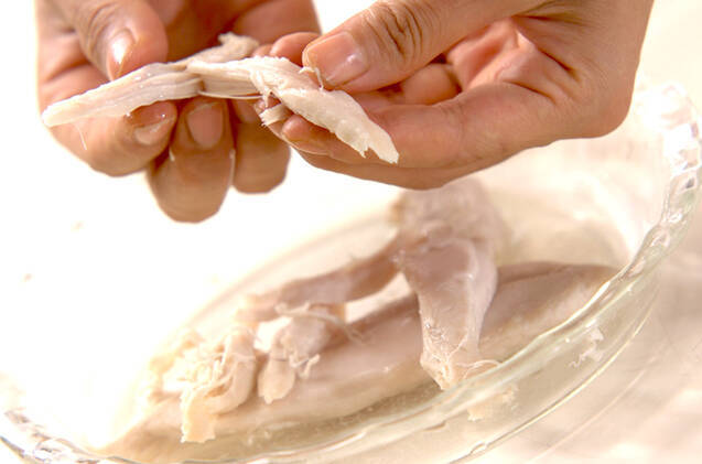 水菜のおろしポン酢和えの作り方の手順2