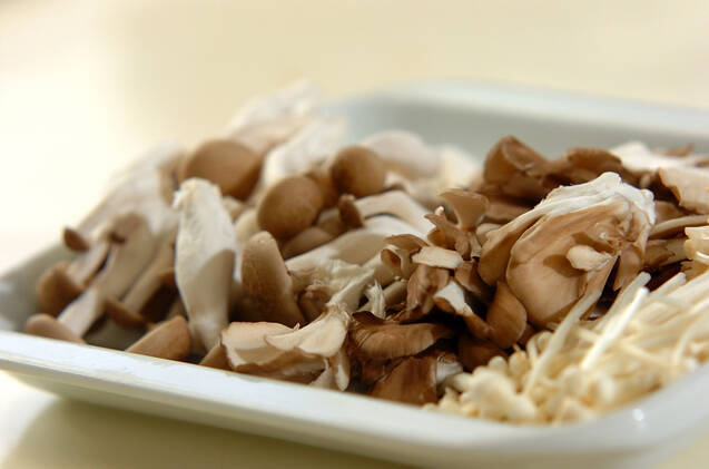 キノコの佃煮の作り方の手順1