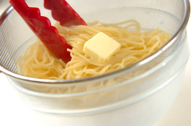 キャベツのカレーパスタの作り方の手順2