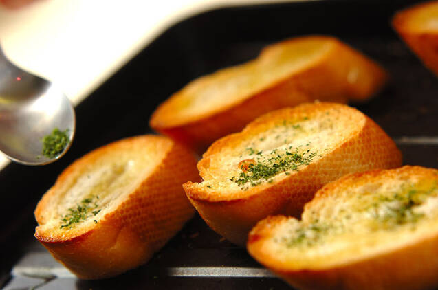 ガーリックパンの作り方の手順3