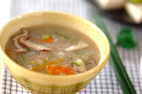 レンコンのフワフワスープ