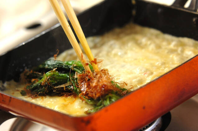 紅ショウガ入りだし巻き卵の作り方の手順4