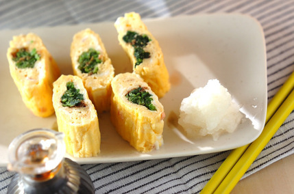 紅ショウガ入りだし巻き卵