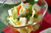 豆腐のグリーンサラダの作り方の手順