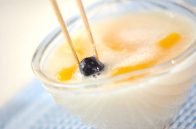 ピーチ＆ヨーグルトの作り方の手順4