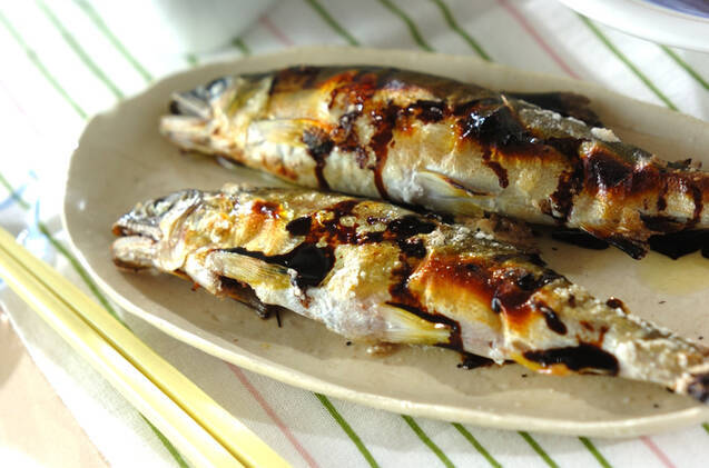 鮎の洋風ソテー