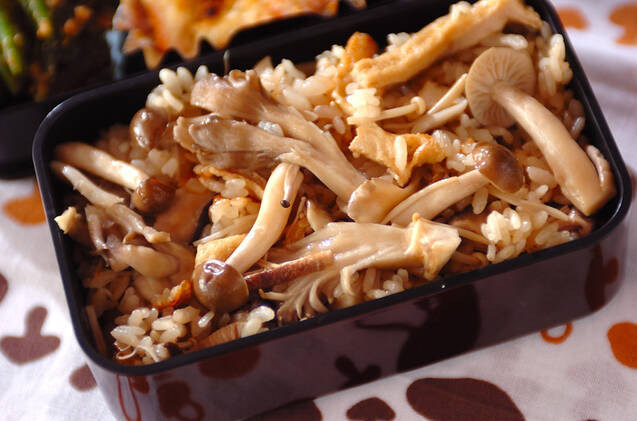 キノコの炊き込みご飯