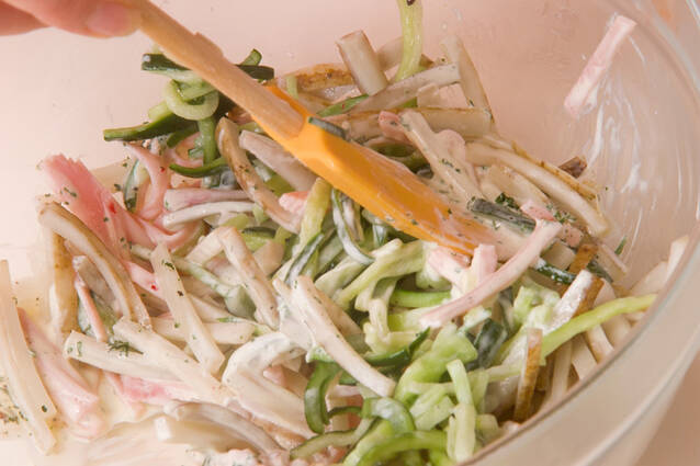 ゴボウのしゃきサラダの作り方の手順5