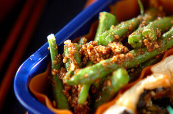 インゲンのゴマ和え