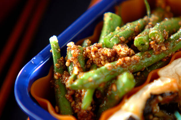 インゲンのゴマ和え