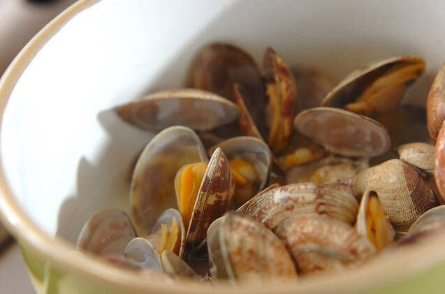 アサリ豆腐そぼろの作り方の手順1