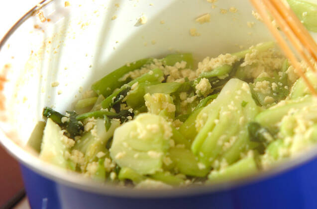 アサリ豆腐そぼろの作り方の手順2