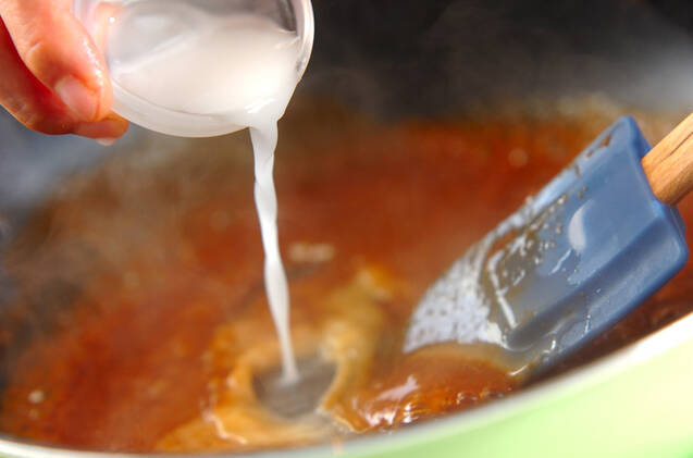 豚肉のカレー甘酢あんの作り方の手順10