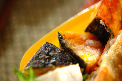 里芋とカボチャの唐揚げ