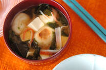 豆腐とワカメのみそ汁