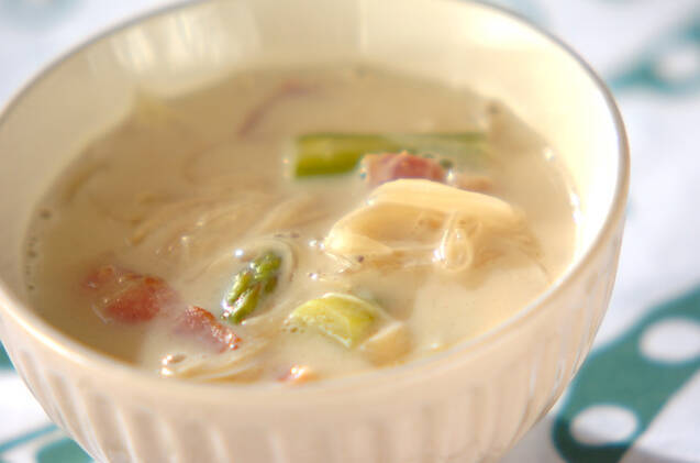 豆乳みそスープ