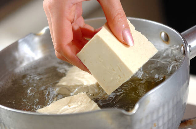 湯豆腐の作り方の手順4