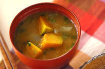 コロコロカボチャのみそ汁