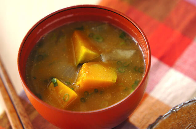 コロコロカボチャのみそ汁