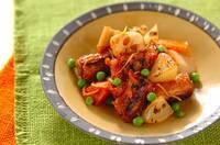 根菜と揚げ天の炒め煮