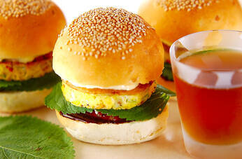 中華風テリヤキバーガー