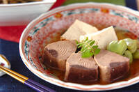 なまり節と豆腐の炊き合わせ