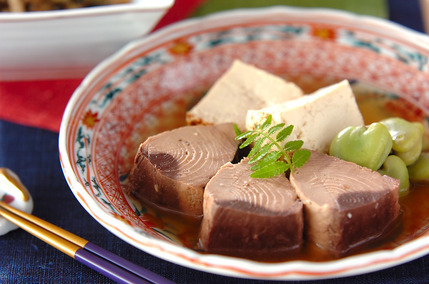 なまり節と豆腐の炊き合わせ