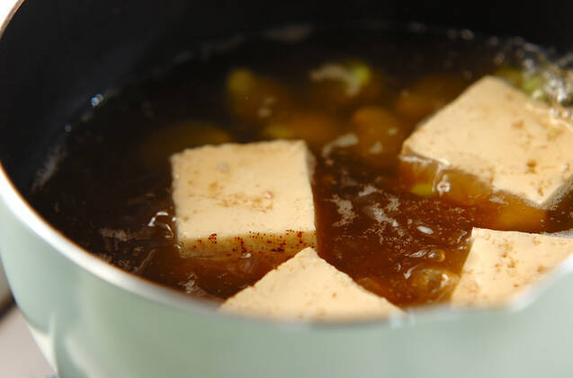 なまり節と豆腐の炊き合わせの作り方の手順6