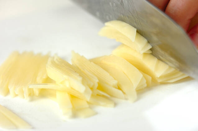 ベーコンチーズガレットの作り方の手順2