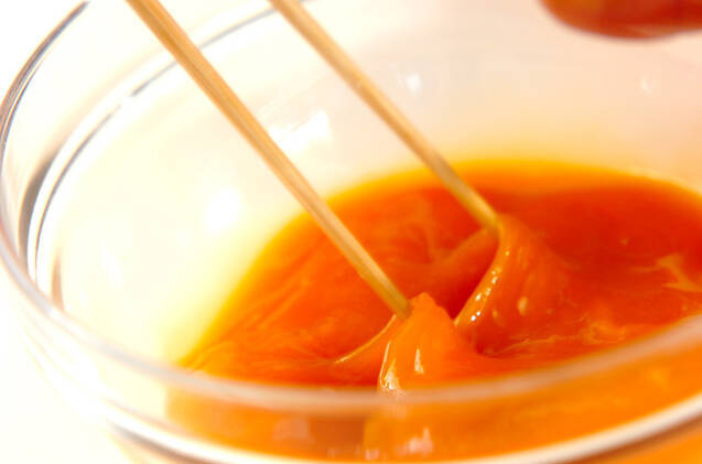 たっぷりニラ入り卵焼きの作り方の手順2