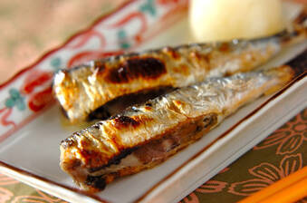 イワシの塩焼き