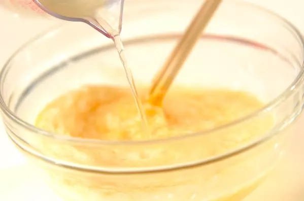 とろろ月見そばの作り方1