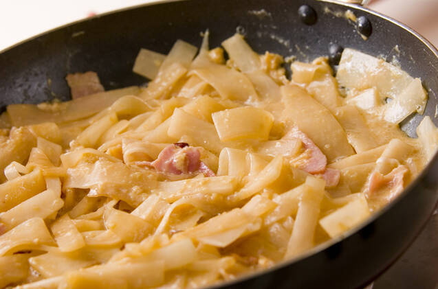 大根のペペロンチーノ風の作り方の手順4