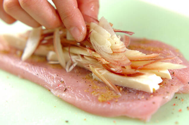 鶏のモッツァレラ巻きの作り方の手順5