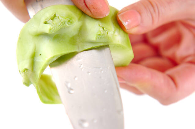 ブロッコリーからし和えの作り方の手順1