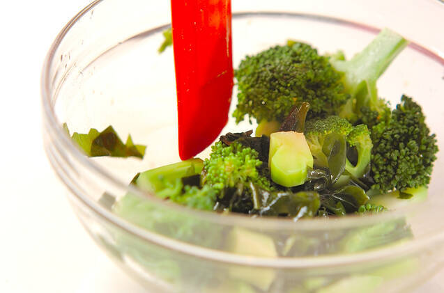ブロッコリーからし和えの作り方の手順5