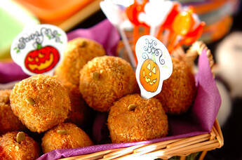 カボチャのコロッケ